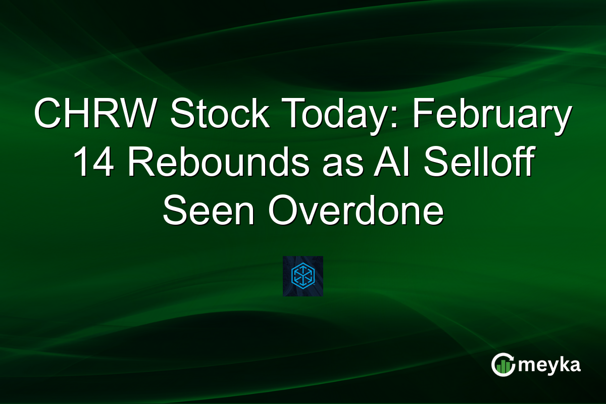 CHRW Stock Today: February 14 Rebounds as AI Selloff Seen Overdone