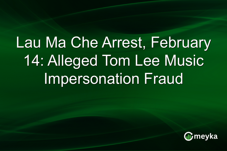 Lau Ma Che Arrest, February 14: Alleged Tom Lee Music Impersonation Fraud