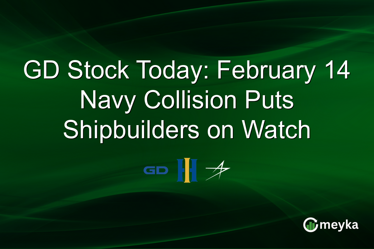 GD Stock Today: February 14 Navy Collision Puts Shipbuilders on Watch