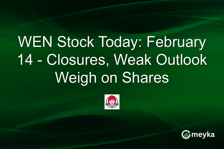 WEN Stock Today: February 14 - Closures, Weak Outlook Weigh on Shares