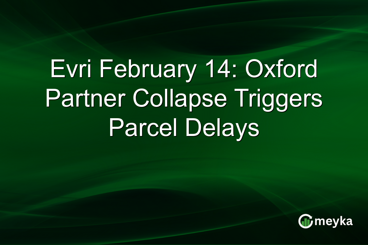 Evri February 14: Oxford Partner Collapse Triggers Parcel Delays