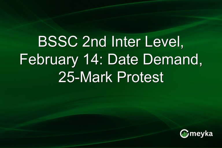BSSC 2nd Inter Level, February 14: Date Demand, 25-Mark Protest