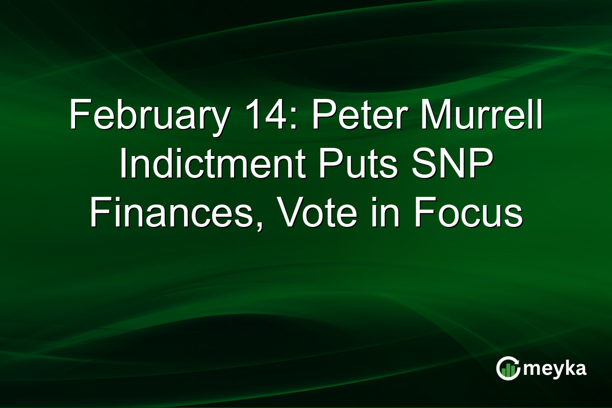 February 14: Peter Murrell Indictment Puts SNP Finances, Vote in Focus