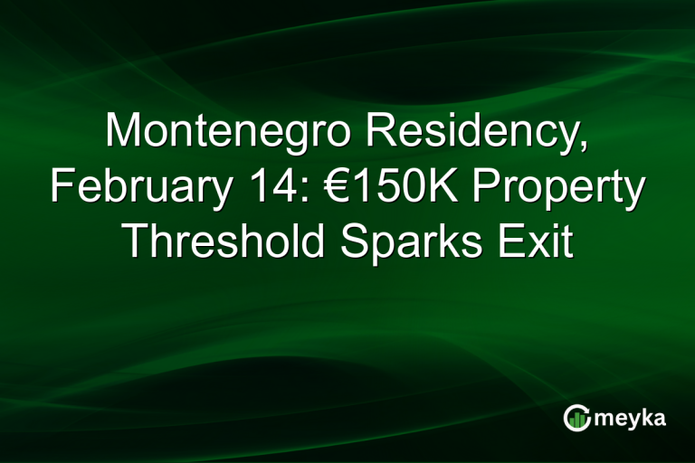 Montenegro Residency, February 14: €150K Property Threshold Sparks Exit