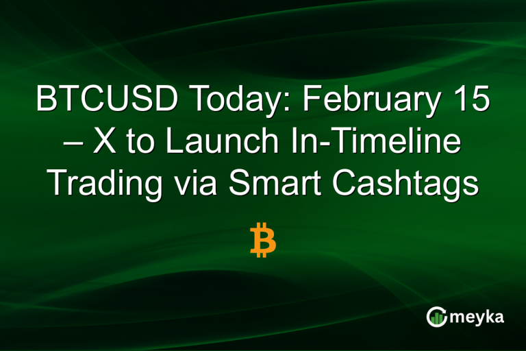 BTCUSD Today: February 15 – X to Launch In-Timeline Trading via Smart Cashtags