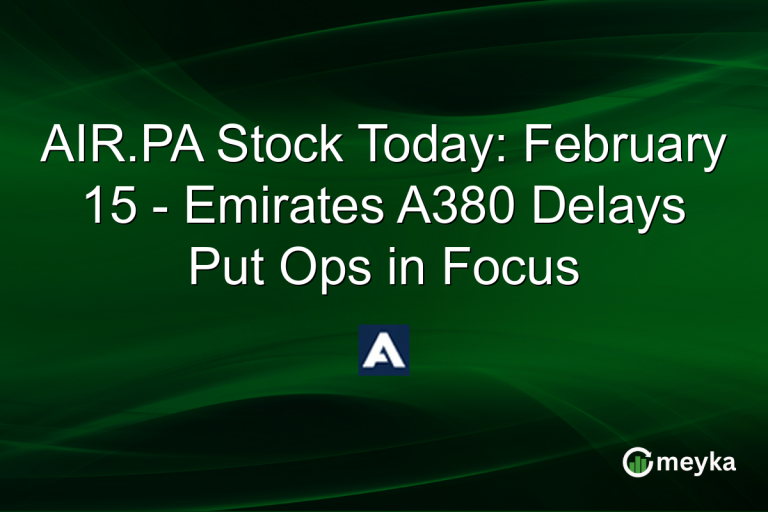AIR.PA Stock Today: February 15 - Emirates A380 Delays Put Ops in Focus