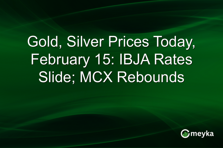 Gold, Silver Prices Today, February 15: IBJA Rates Slide; MCX Rebounds