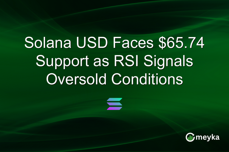 Solana USD Faces $65.74 Support as RSI Signals Oversold Conditions