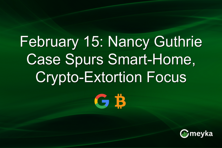 February 15: Nancy Guthrie Case Spurs Smart-Home, Crypto-Extortion Focus