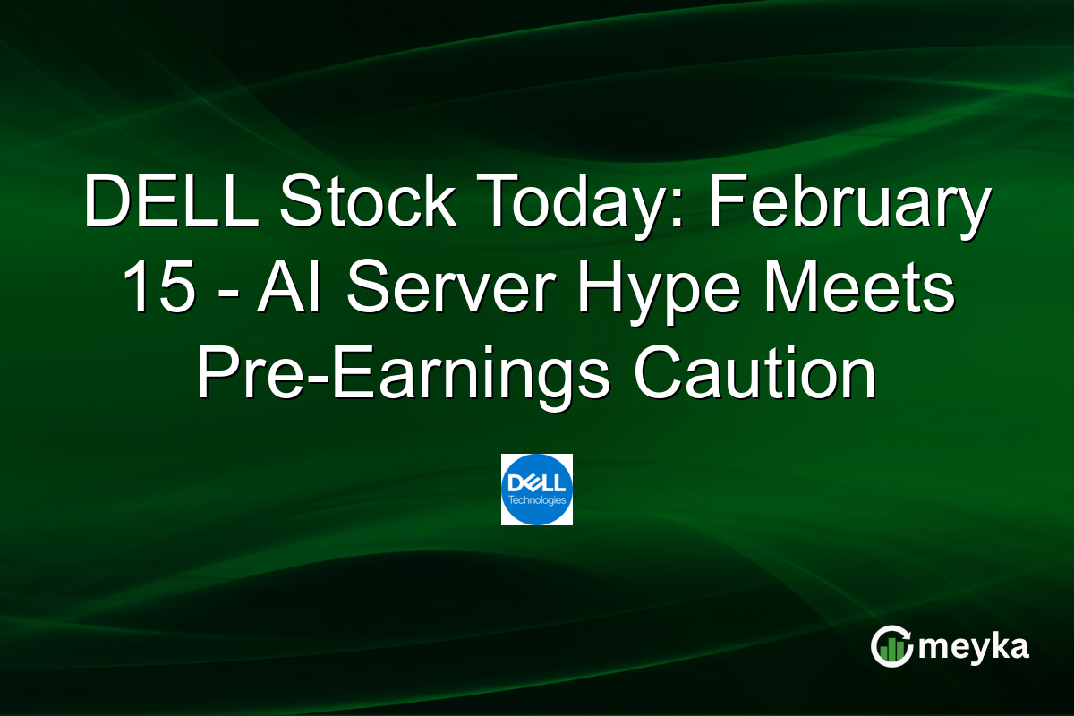DELL Stock Today: February 15 - AI Server Hype Meets Pre-Earnings Caution