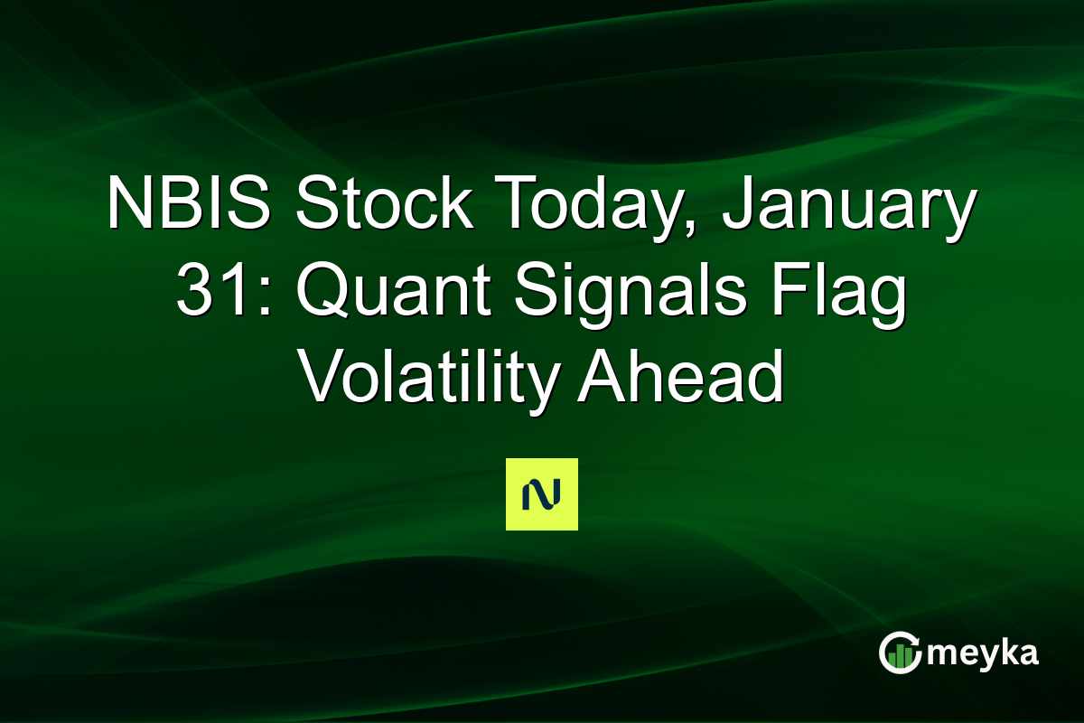NBIS Stock Today, January 31: Quant Signals Flag Volatility Ahead