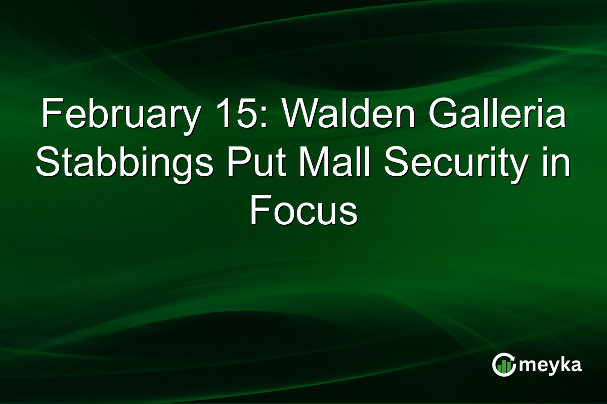 February 15: Walden Galleria Stabbings Put Mall Security in Focus