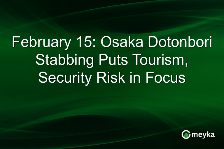 February 15: Osaka Dotonbori Stabbing Puts Tourism, Security Risk in Focus