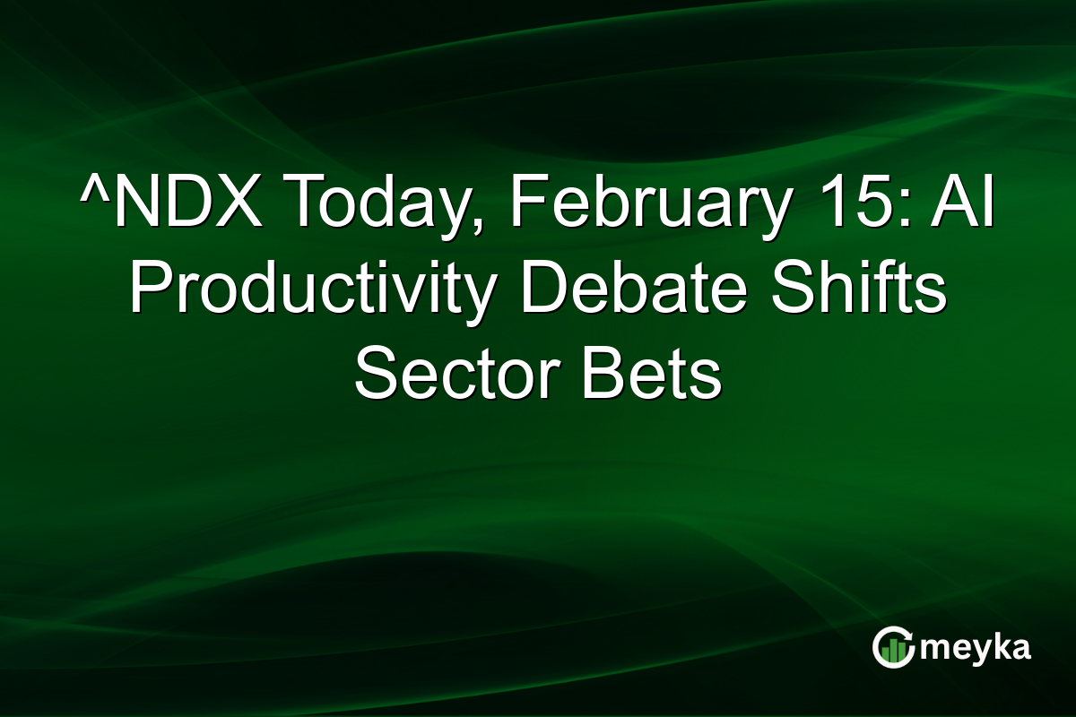 ^NDX Today, February 15: AI Productivity Debate Shifts Sector Bets