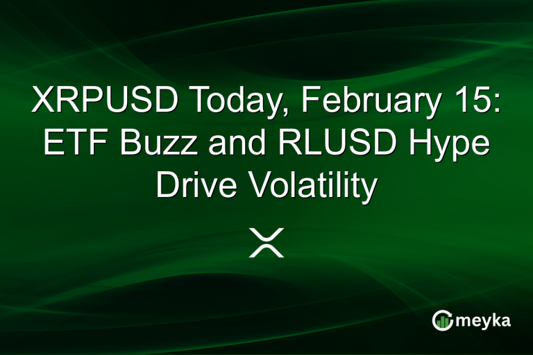XRPUSD Today, February 15: ETF Buzz and RLUSD Hype Drive Volatility