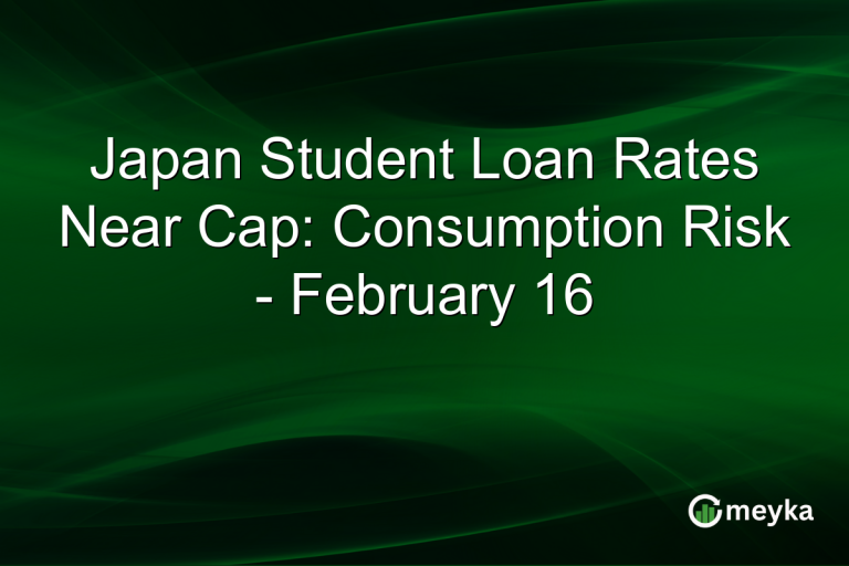 Japan Student Loan Rates Near Cap: Consumption Risk - February 16