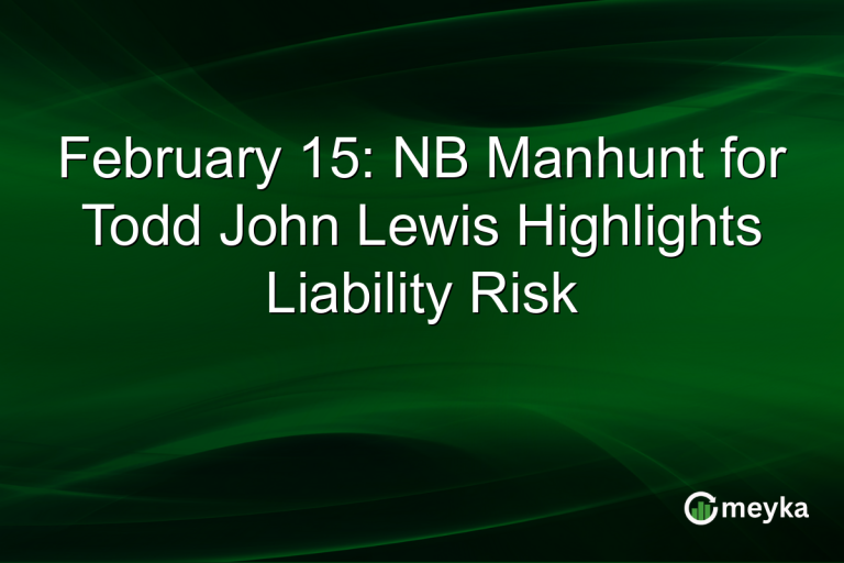 February 15: NB Manhunt for Todd John Lewis Highlights Liability Risk
