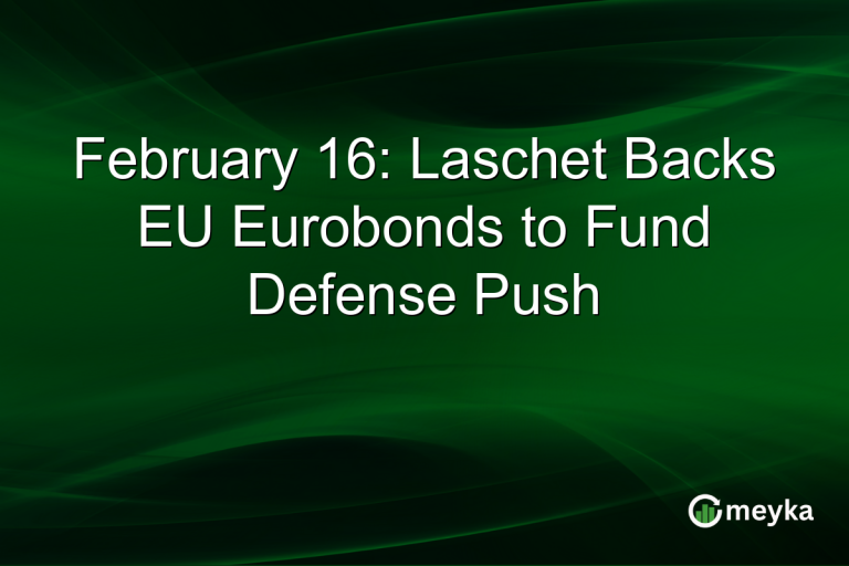 February 16: Laschet Backs EU Eurobonds to Fund Defense Push