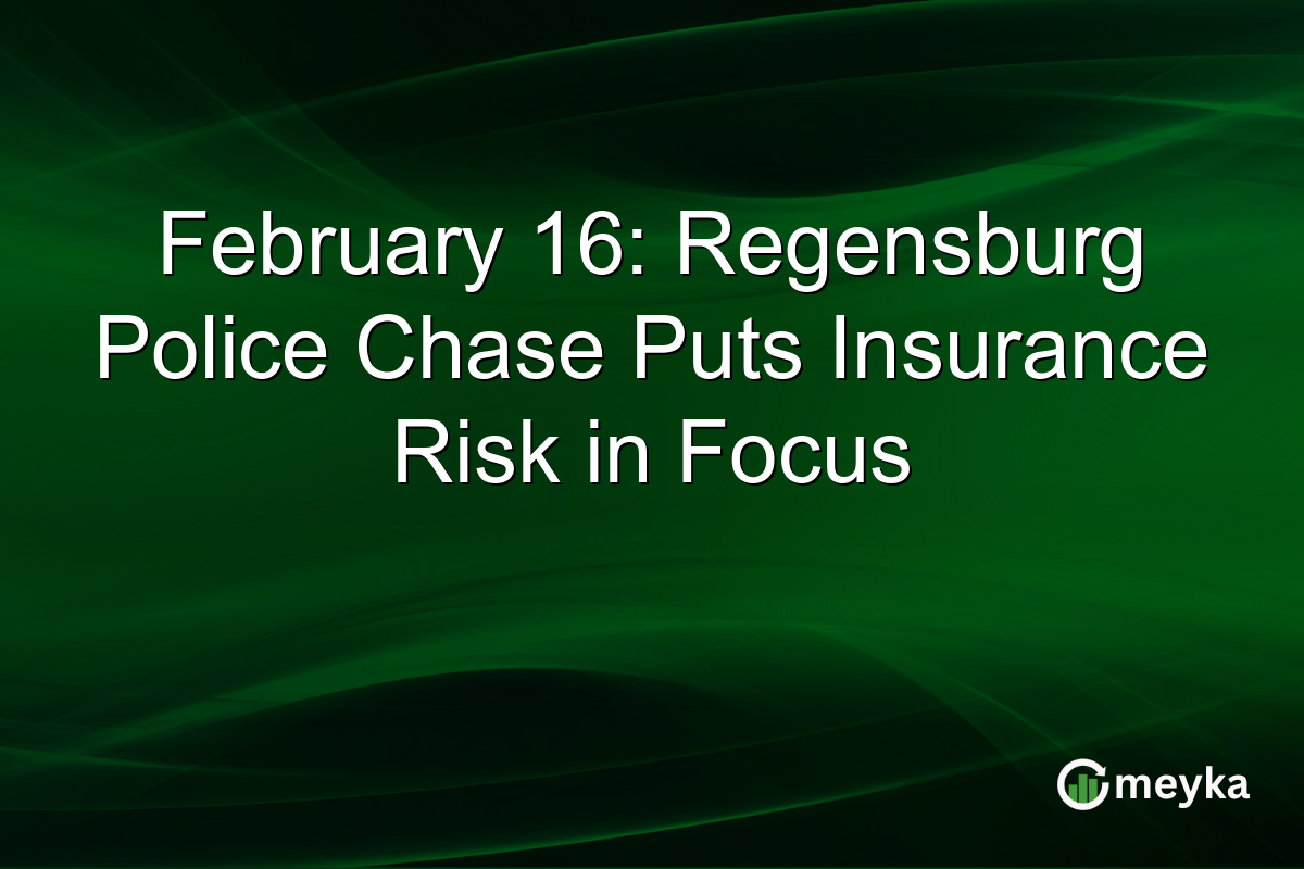 February 16: Regensburg Police Chase Puts Insurance Risk in Focus