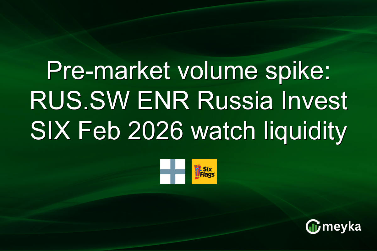 Pre-market volume spike: RUS.SW ENR Russia Invest SIX Feb 2026 watch liquidity