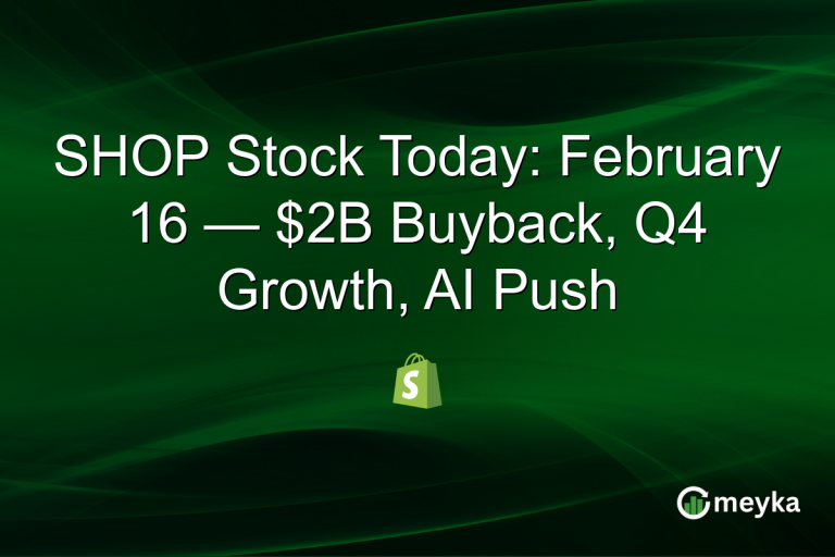 SHOP Stock Today: February 16 — $2B Buyback, Q4 Growth, AI Push
