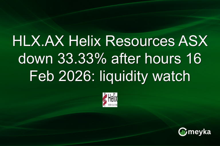 HLX.AX Helix Resources ASX down 33.33% after hours 16 Feb 2026: liquidity watch
