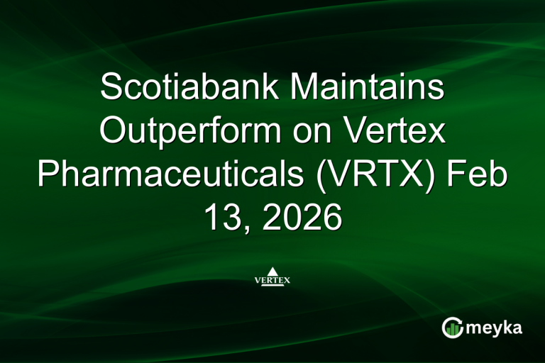 Scotiabank Maintains Outperform on Vertex Pharmaceuticals (VRTX) Feb 13, 2026