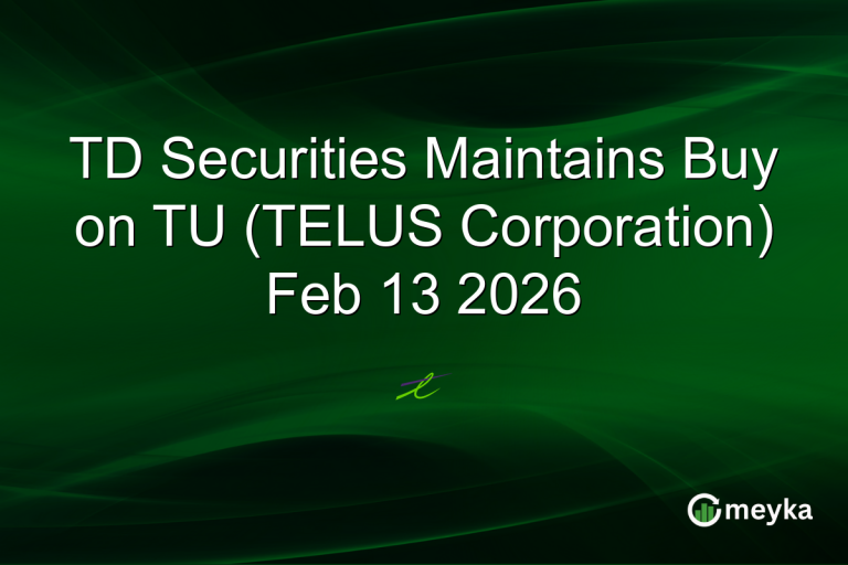 TD Securities Maintains Buy on TU (TELUS Corporation) Feb 13 2026