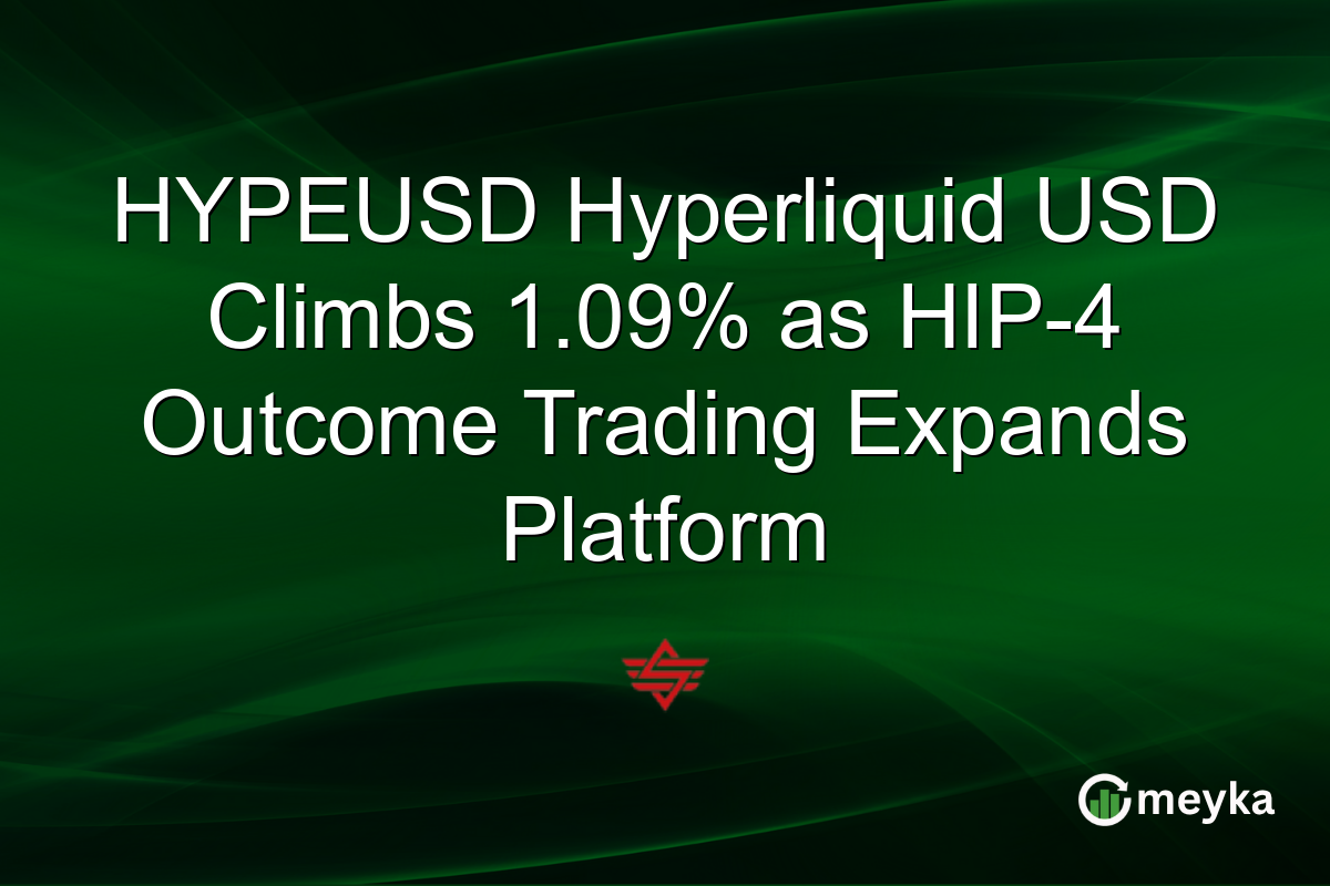 HYPEUSD Hyperliquid USD Climbs 1.09% as HIP-4 Outcome Trading Expands Platform
