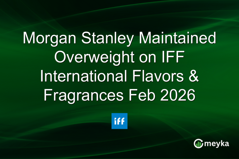 Morgan Stanley Maintained Overweight on IFF International Flavors & Fragrances Feb 2026