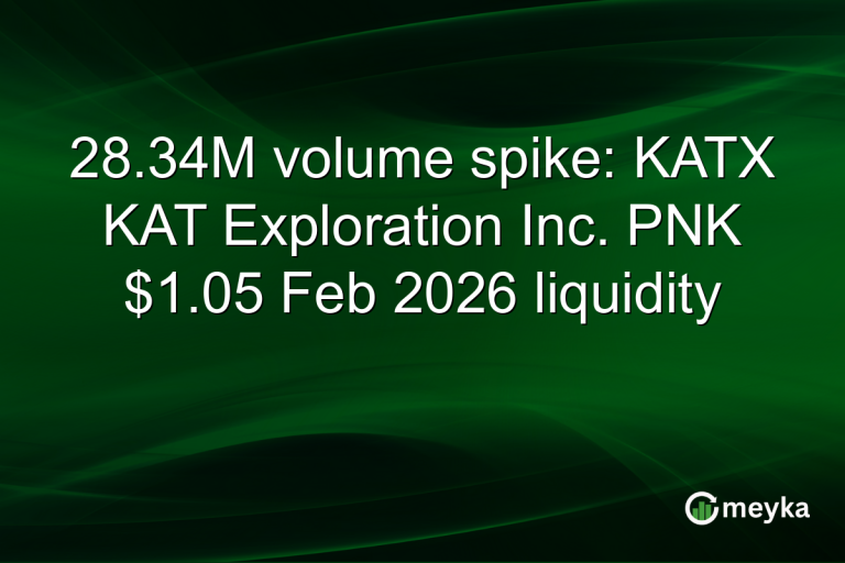 28.34M volume spike: KATX KAT Exploration Inc. PNK $1.05 Feb 2026 liquidity