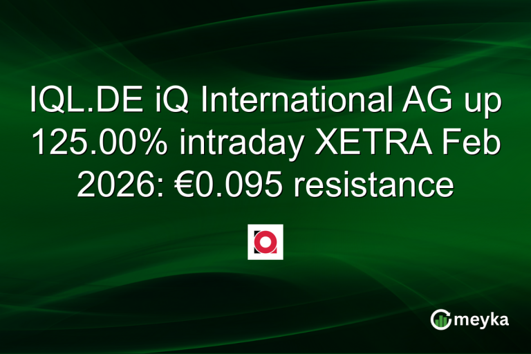 IQL.DE iQ International AG up 125.00% intraday XETRA Feb 2026: €0.095 resistance