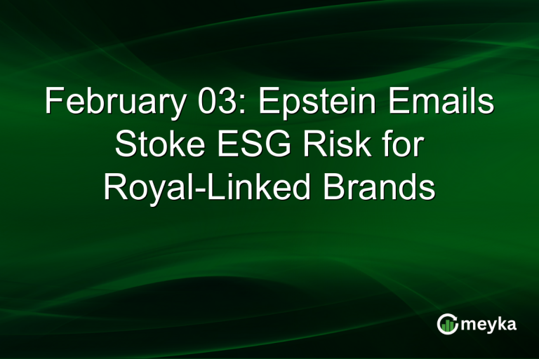 February 03: Epstein Emails Stoke ESG Risk for Royal-Linked Brands