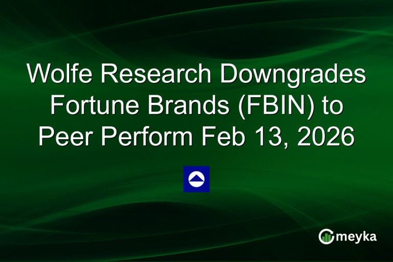 Wolfe Research Downgrades Fortune Brands (FBIN) to Peer Perform Feb 13, 2026