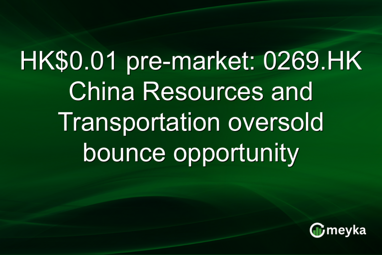 HK$0.01 pre-market: 0269.HK China Resources and Transportation oversold bounce opportunity
