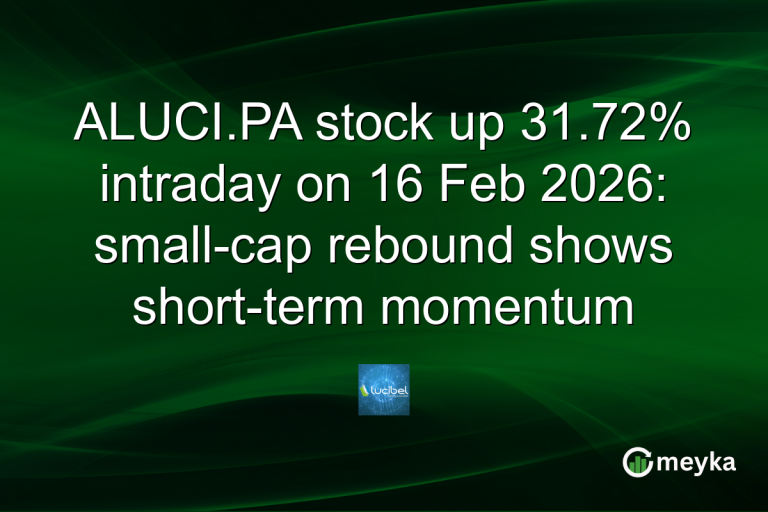 ALUCI.PA stock up 31.72% intraday on 16 Feb 2026: small-cap rebound shows short-term momentum