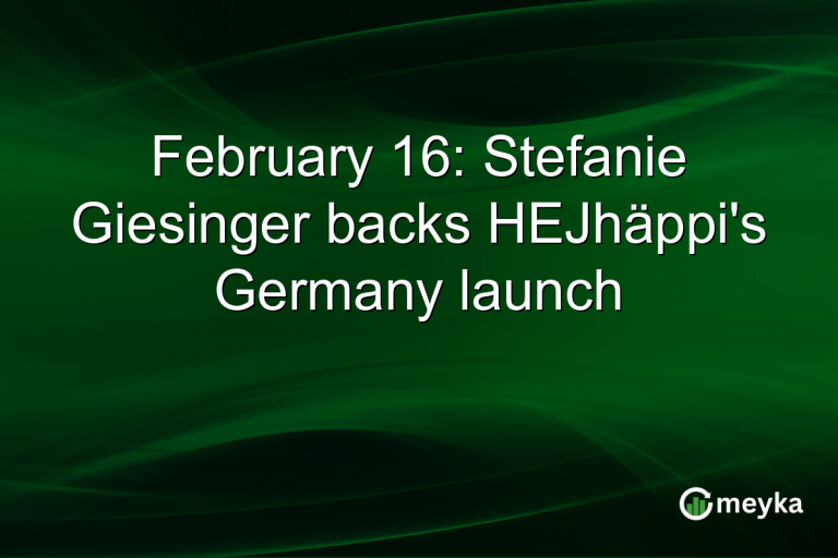 February 16: Stefanie Giesinger backs HEJhäppi's Germany launch