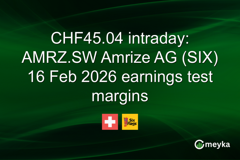 CHF45.04 intraday: AMRZ.SW Amrize AG (SIX) 16 Feb 2026 earnings test margins