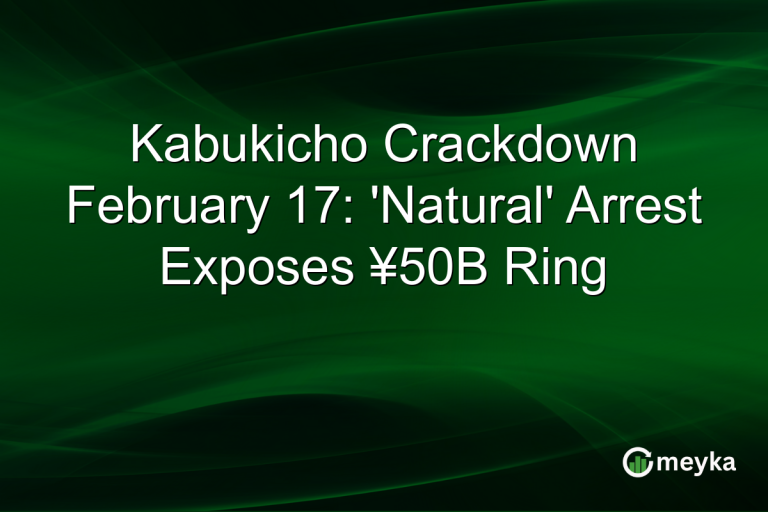 Kabukicho Crackdown February 17: 'Natural' Arrest Exposes ¥50B Ring