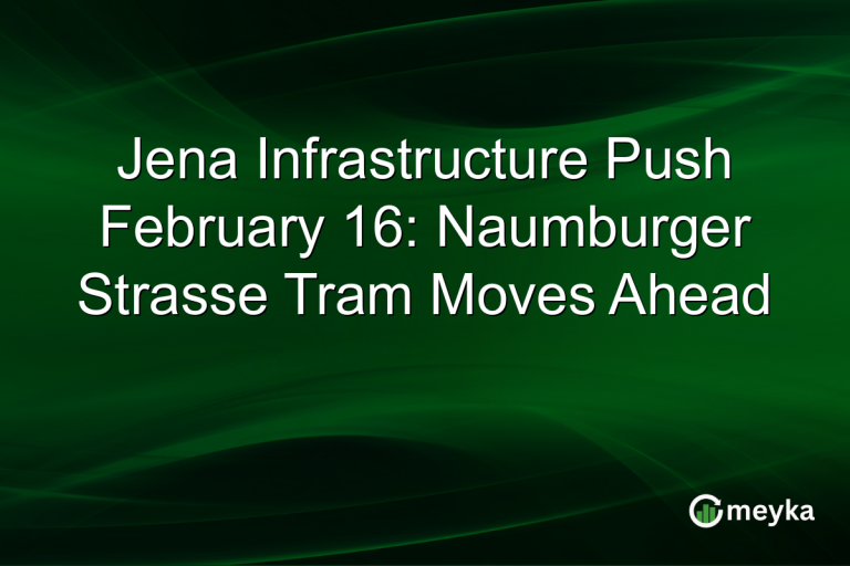 Jena Infrastructure Push February 16: Naumburger Strasse Tram Moves Ahead