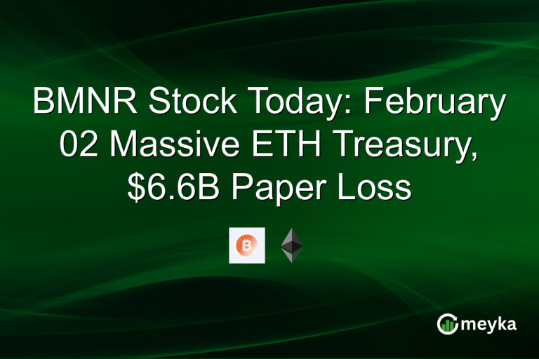 BMNR Stock Today: February 02 Massive ETH Treasury, $6.6B Paper Loss