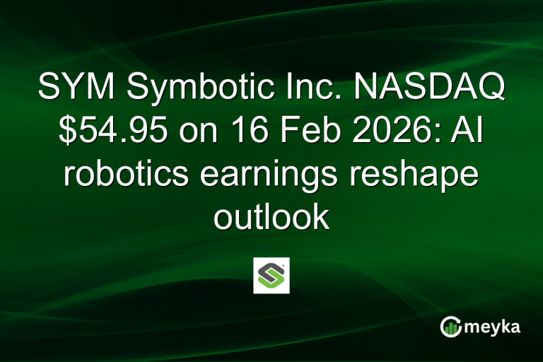 SYM Symbotic Inc. NASDAQ $54.95 on 16 Feb 2026: AI robotics earnings reshape outlook