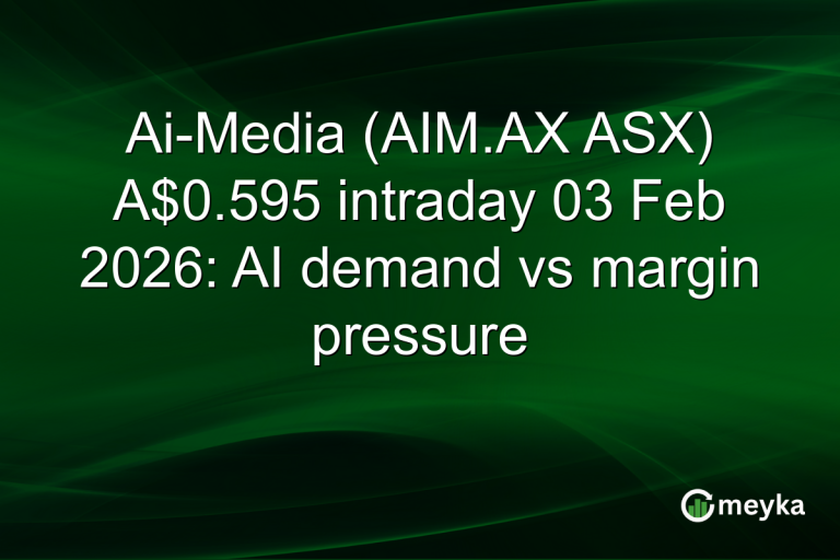 Ai-Media (AIM.AX ASX) A$0.595 intraday 03 Feb 2026: AI demand vs margin pressure
