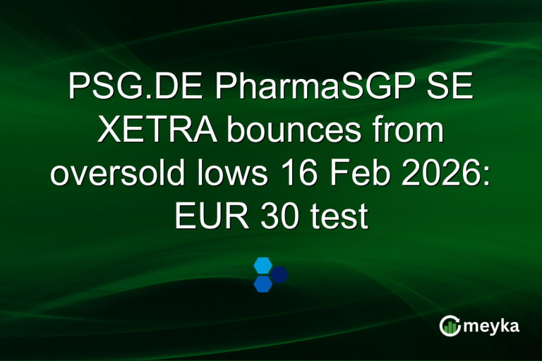 PSG.DE PharmaSGP SE XETRA bounces from oversold lows 16 Feb 2026: EUR 30 test