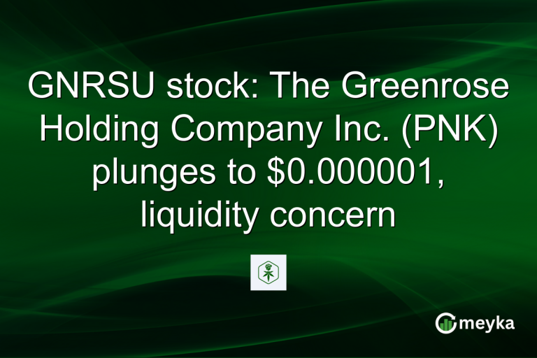 GNRSU stock: The Greenrose Holding Company Inc. (PNK) plunges to $0.000001, liquidity concern
