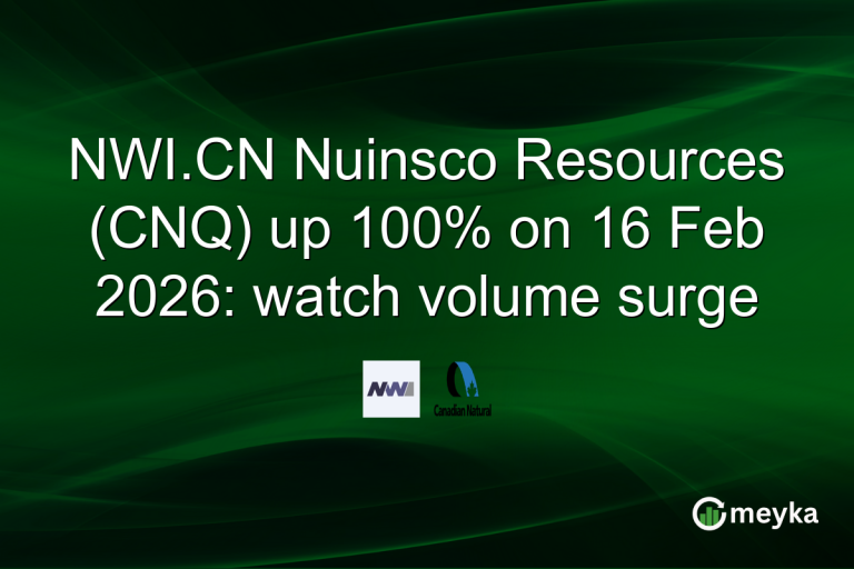 NWI.CN Nuinsco Resources (CNQ) up 100% on 16 Feb 2026: watch volume surge