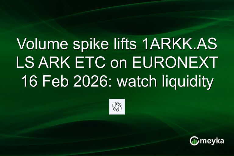Volume spike lifts 1ARKK.AS LS ARK ETC on EURONEXT 16 Feb 2026: watch liquidity