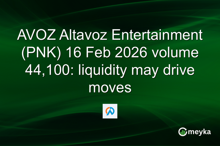 AVOZ Altavoz Entertainment (PNK) 16 Feb 2026 volume 44,100: liquidity may drive moves