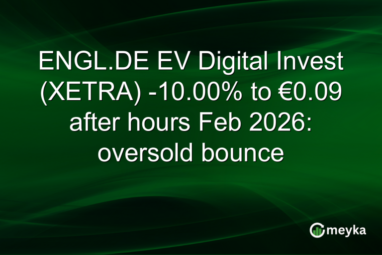 ENGL.DE EV Digital Invest (XETRA) -10.00% to €0.09 after hours Feb 2026: oversold bounce