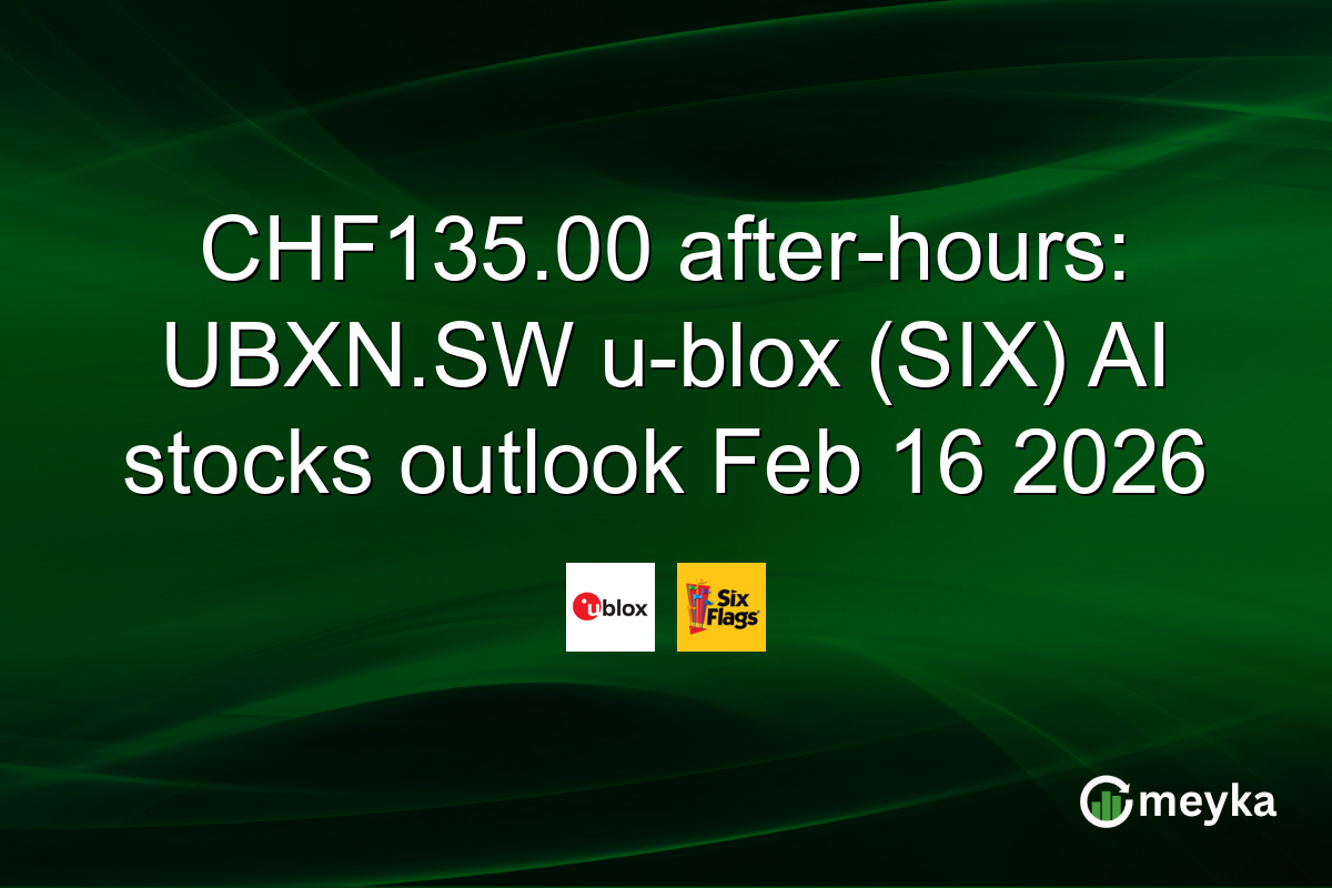 CHF135.00 after-hours: UBXN.SW u-blox (SIX) AI stocks outlook Feb 16 2026